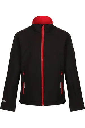 Regatta Childrens Unisex Childrens/Kids Ablaze 2 Layer Soft Shell Jacket ( /Classic Red) - Size 9-10Y
