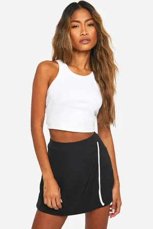 Boohoo Womens Contrast Wrap Skort - - Size 12 UK