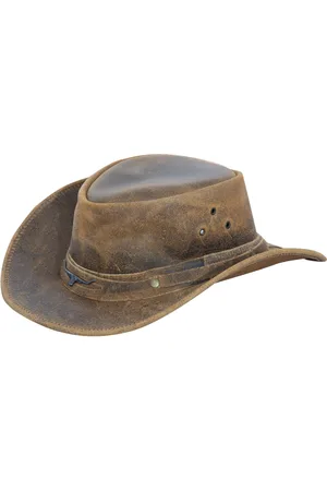 Infinity Mens Cowboy Aussie Real Hat Australian Tan Western Outback Bush Hat - Size 2XL