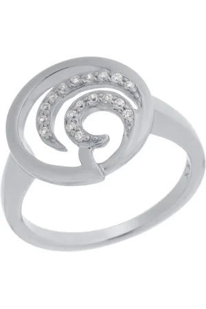 ORPHELIA WoMens 925 Sterling Ring - ZR-7084 - Size Q