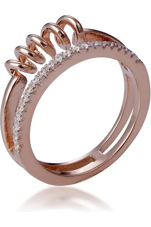 ORPHELIA WoMens 925 Sterling Silver Ring - ZR-7438 - Size K