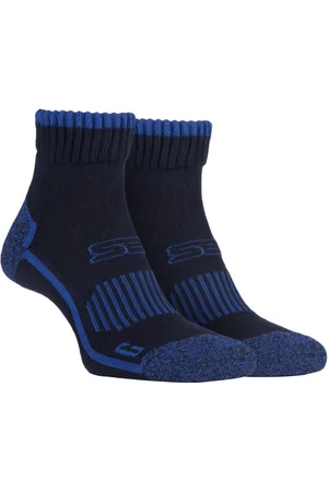Storm Bloc Mens Cotton Rich High Ankle Length Hiking Trekking Socks - - Size UK 6.5-8