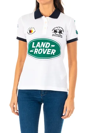 La Martina Womens short sleeve lapel collar polo shirt 2WP163 - Cotton - Size X-Large