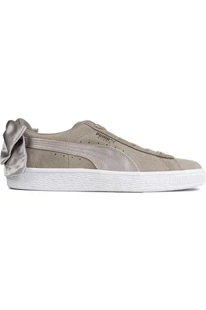 PUMA Womens Suede Bow Trainers - - Size UK 4