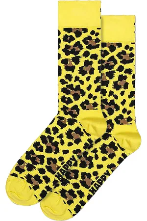 Happy Socks Mens Leopard Print