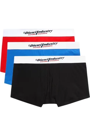Diesel Mens UMBX-Damien Boxer Shorts Three Pack - Cotton - Size Small