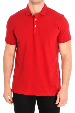 Café Coton Mens Short sleeve polo shirt with lapel collar man Cotton - Size Large