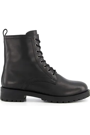 Dune Womens PRESTIN Lace-Up Leather Boots - - Size UK 7