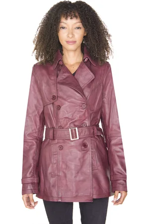 Infinity Womens Nappa Trench Coat-Mosul - - Size 16 UK
