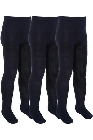 Sock Snob 3 Pair Multipack Girls Bamboo School Tights