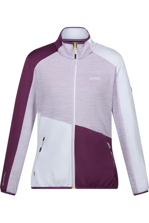 Regatta Womens/Ladies Yare IX Lightweight Jacket ( Frost/Sunset Purple) - Size 16 UK