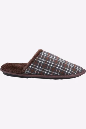 Fleet & Foster Rhys Mule Slipper Mens - - Size UK 7