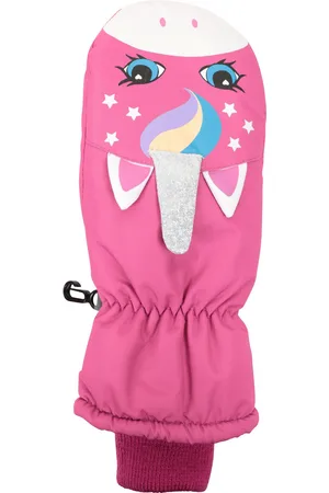 Mountain Warehouse Girls Critter Unicorn Ski Mittens - Size 9-10Y
