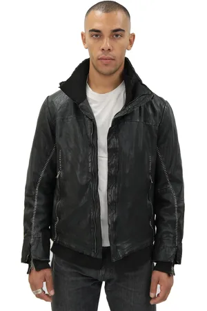 Infinity Mens Handstitched Biker Jacket-Tansen - - Size 3XL