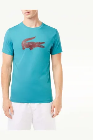 Lacoste Mens Sport Ultra Dry XXL Logo T-Shirt in Polycotton - Size Medium