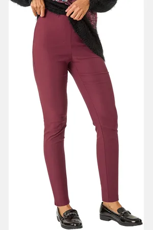 Roman Womens Fleece Lined Stretch Bengaline Trouser - - Size 12 UK