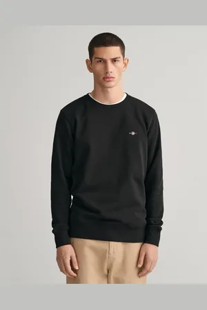 GANT Mens Regular Fit Shield Logo Crew Neck Sweatshirt - - Size 2XL