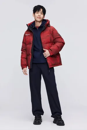 Bosideng Mens Classic Down Jacket with Hood - - Size Large