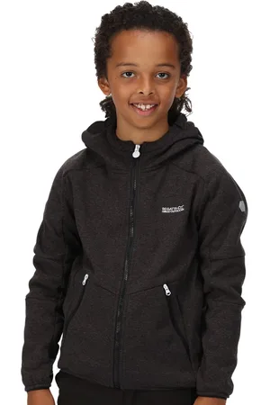 Regatta Boys Maxwell Hooded Reflective Fleece Jacket - - Size 7-8Y