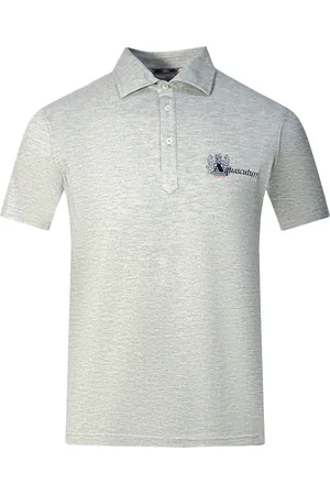 Aquascutum Mens Aldis Brand London Logo Polo Shirt - Size Medium