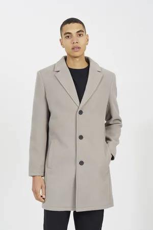 Brave Soul Mens Single Breasted Formal Coat - Size Medium
