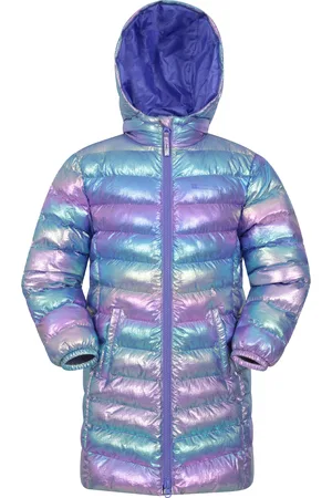 Mountain Warehouse Childrens Unisex Childrens/Kids Florence Longline Padded Jacket (Iridescent) - - Size 13Y