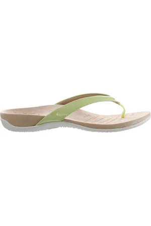 Vionic Dillon Womens Flip-Flops Patent Leather - Size UK 6.5