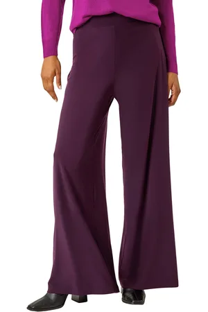 Roman Womens Wide Leg Stretch Trousers - - Size 12 UK
