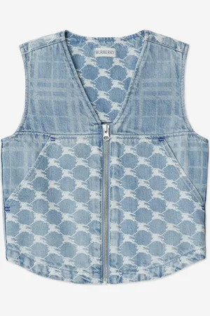 Burberry Girls Wendy Zip Up Gilet in - Size 10Y