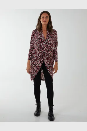 Blue Vanilla Womens Draped Dip Hem Top - - Size Small/Medium
