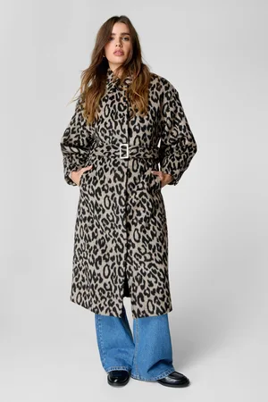 NASTY GAL Womens Petite Wool Blend Tailored Coat - - Size 8 UK