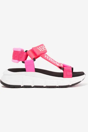 VERSACE Girls Logo Strap Sandals in - Size UK 4