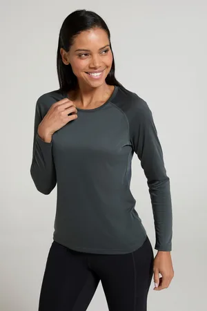 Mountain Warehouse Womens/Ladies Quick Dry Long-Sleeved Top ( Green) - Size 18 UK