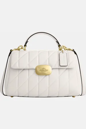 Coach Womens Eliza Top Handle in Quilted Leather - - One Size