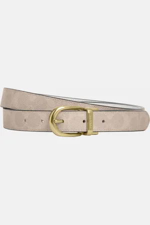 Coach Womens 25mm Classic Signature PVC Belt - - One Size