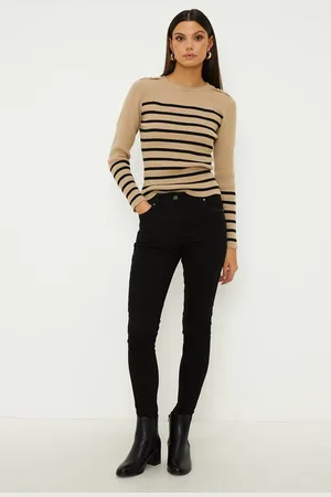 Oasis Womens Jade Mid Rise Skinny Jeans - Elastane - Size 18 Regular