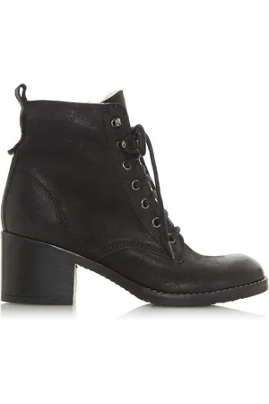 Dune Womens Ladies PATSIE D Warm Lined Ankle Boots - Leather (archived) - Size UK 3