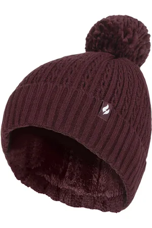 Heat Holders Womens Ladies Thermal Cable Beanie Hat