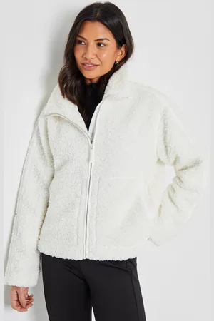 Threadbare Womens Funnel Neck Zip-Up Borg Fleece - Size 10 UK