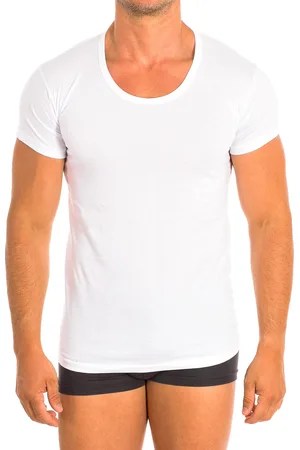 Kisses and Love Mens Short Sleeve Cotton Undershirt Q-EN1002 - - Size Large