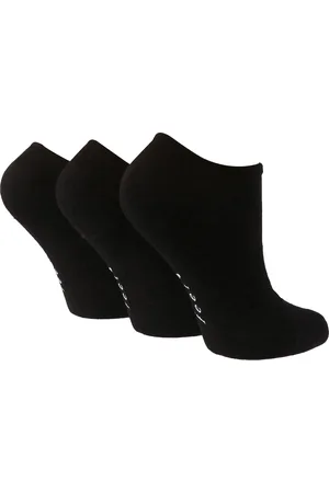 Wild Feet Womens Wild Feet - 3 Pack Ladies Bamboo Low Cut Trainer Ankle Socks - Viscose - Size UK 4-6.5