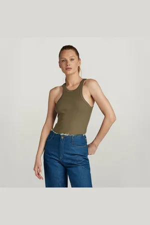 G-Star Womens G-Star RAW Italian Army Ultra Slim Tank Top - Cotton - Size 2XS
