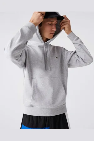 Lacoste Mens fleece hoodie for men - Cotton - Size X-Large