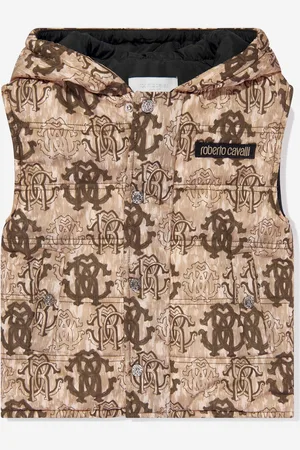 Roberto Cavalli Boys Monogram Gilet in - Size 16Y