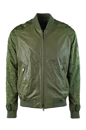 Emporio Armani Mens W1B54P W1P58 010 Leather Jacket - - Size 38