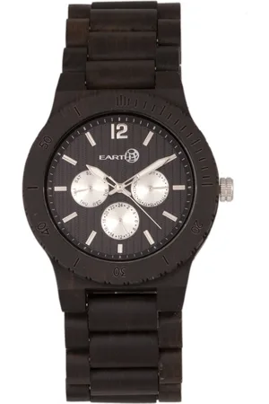 Earth Unisex Bonsai Bracelet Watch w/Day/Date - - One Size