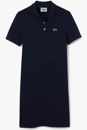 Lacoste Womens Stretch Cotton Piqué Polo Dress in - Size 6 UK