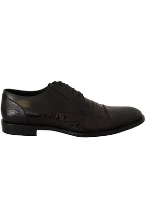 Dolce & Gabbana Mens Leather Exotic Skins Formal Shoes Calf Leather - Size EU 39