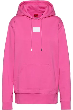 HUGO BOSS Womens Dasweater Hooded Sweatshirt in Cotton - Size 6 UK