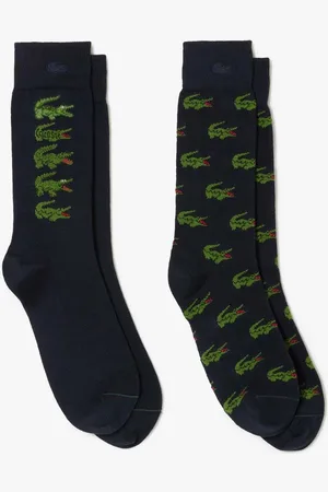 Lacoste Unisex 2 Pack of Cotton Socks in - Size UK 6-8